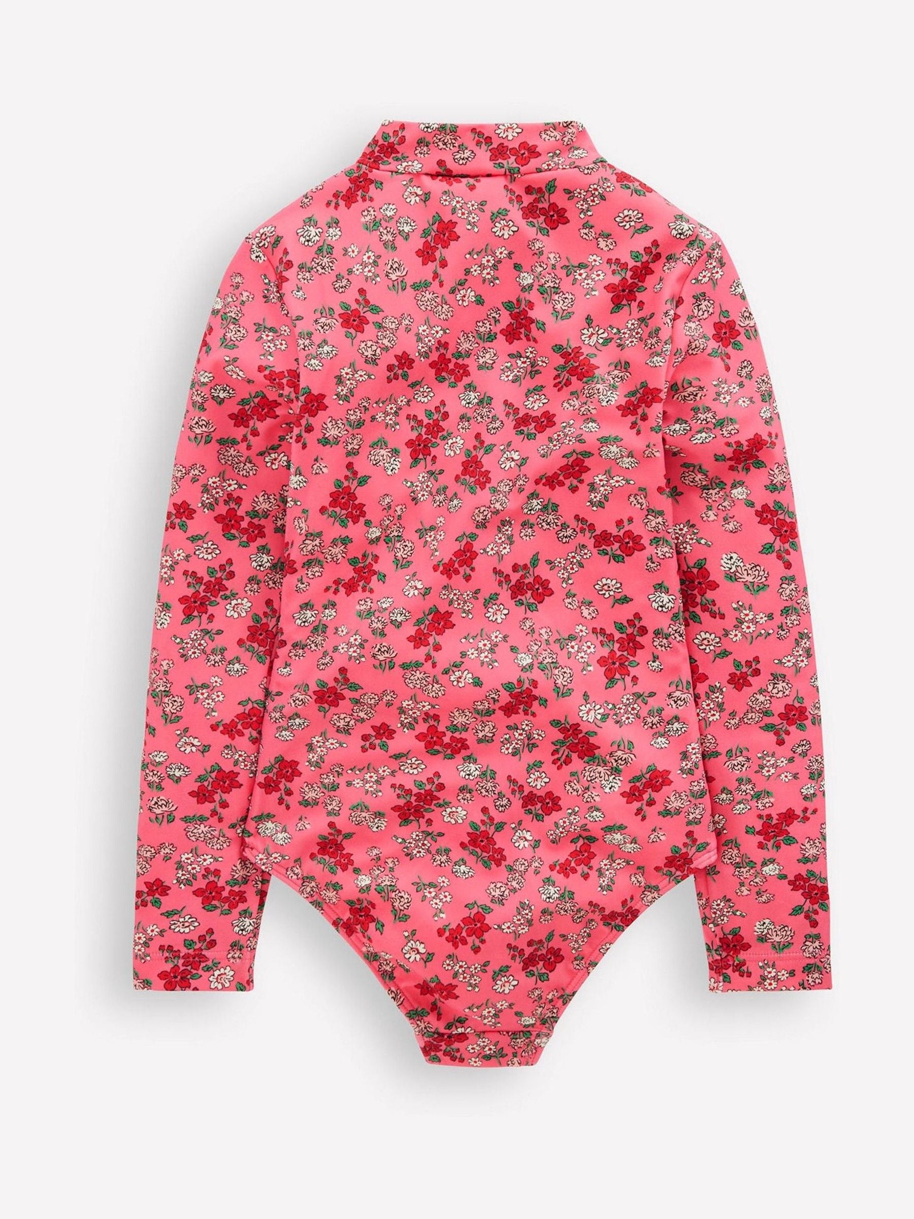 Boden Pink Long Sleeve Swimsuit image 3
