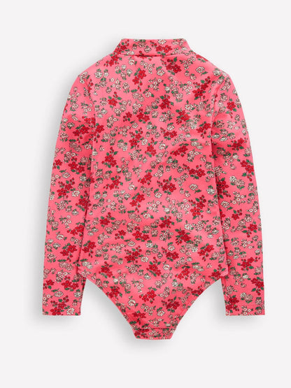 Boden Pink Long Sleeve Swimsuit image 3