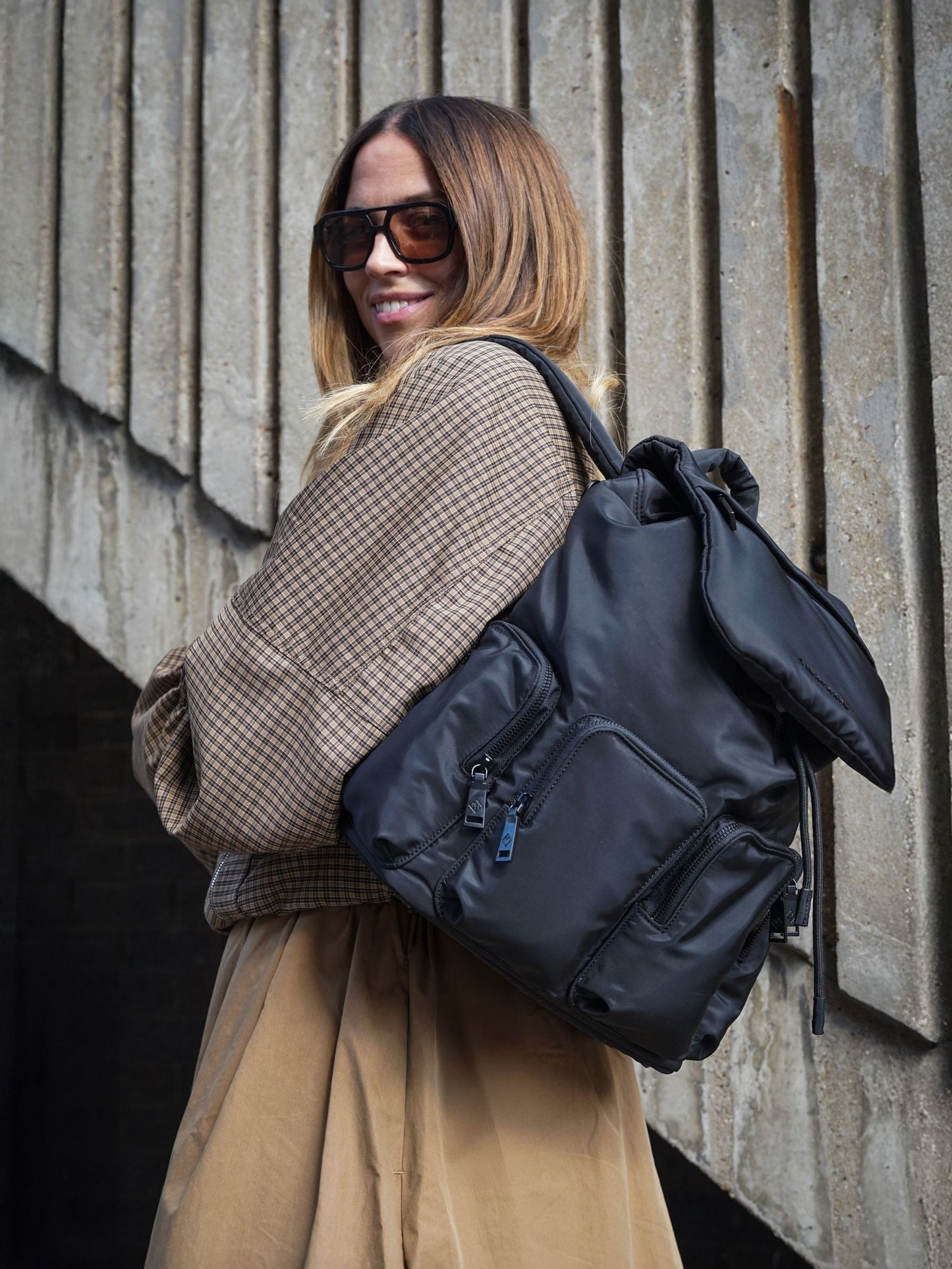 Tiba + Marl Black Alto Changing Backpack image 1