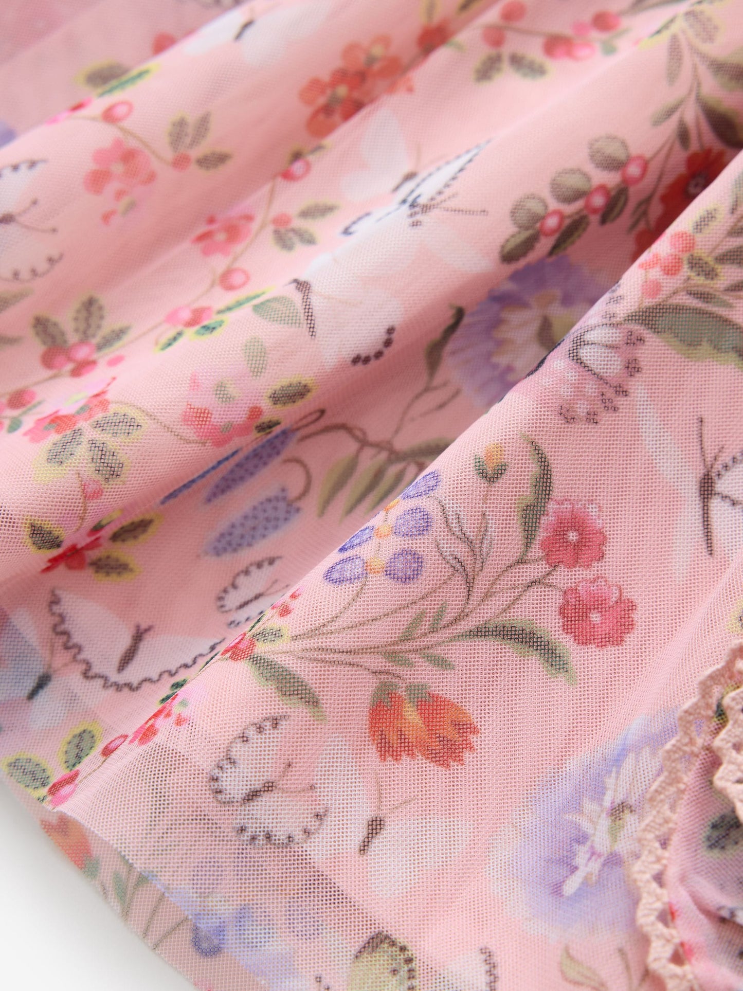 Dsiney Kidz - Pink Floral Cath Kidston Short Sleeve Corsage Dress (3mths-7yrs) image 3