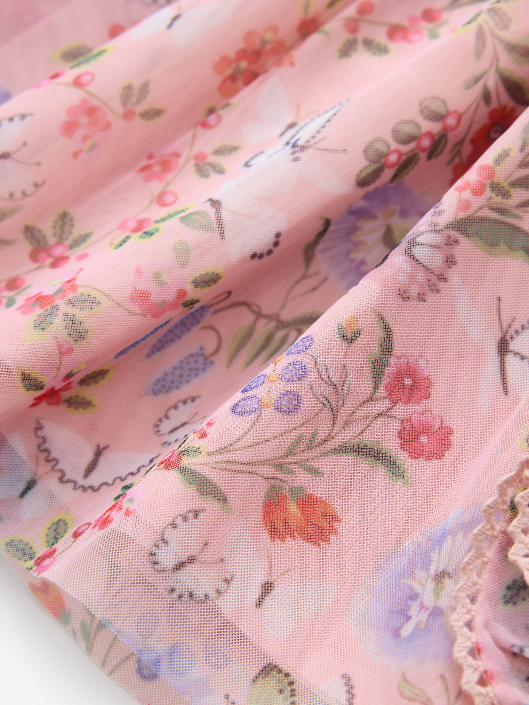 Dsiney Kidz - Pink Floral Cath Kidston Short Sleeve Corsage Dress (3mths-7yrs) image 3