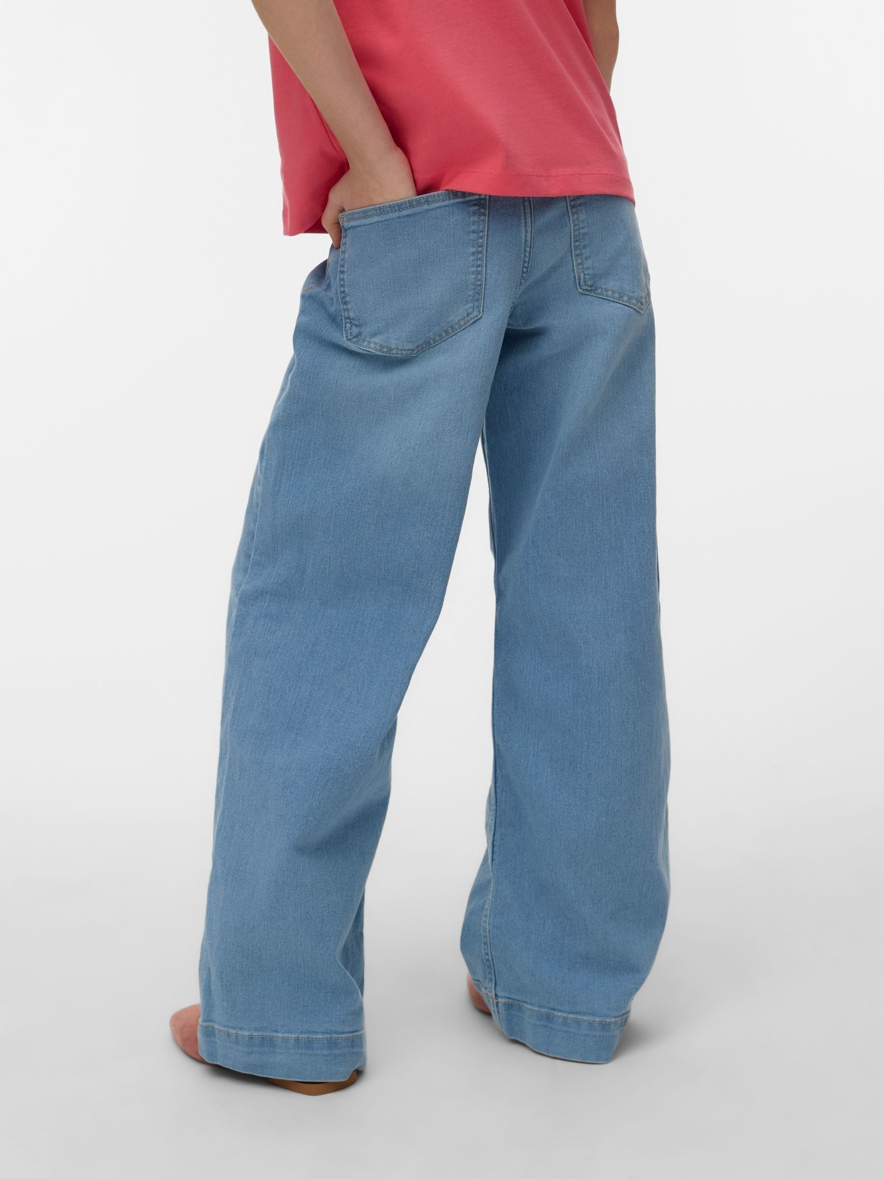 Dsiney Kidz - VERO MODA Blue Girl Wide Leg Jeans image 2