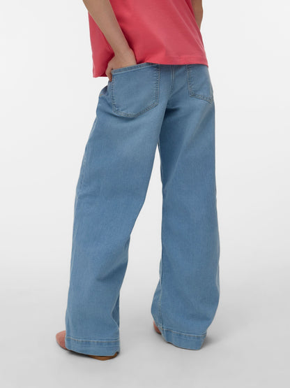 Dsiney Kidz - VERO MODA Blue Girl Wide Leg Jeans image 2