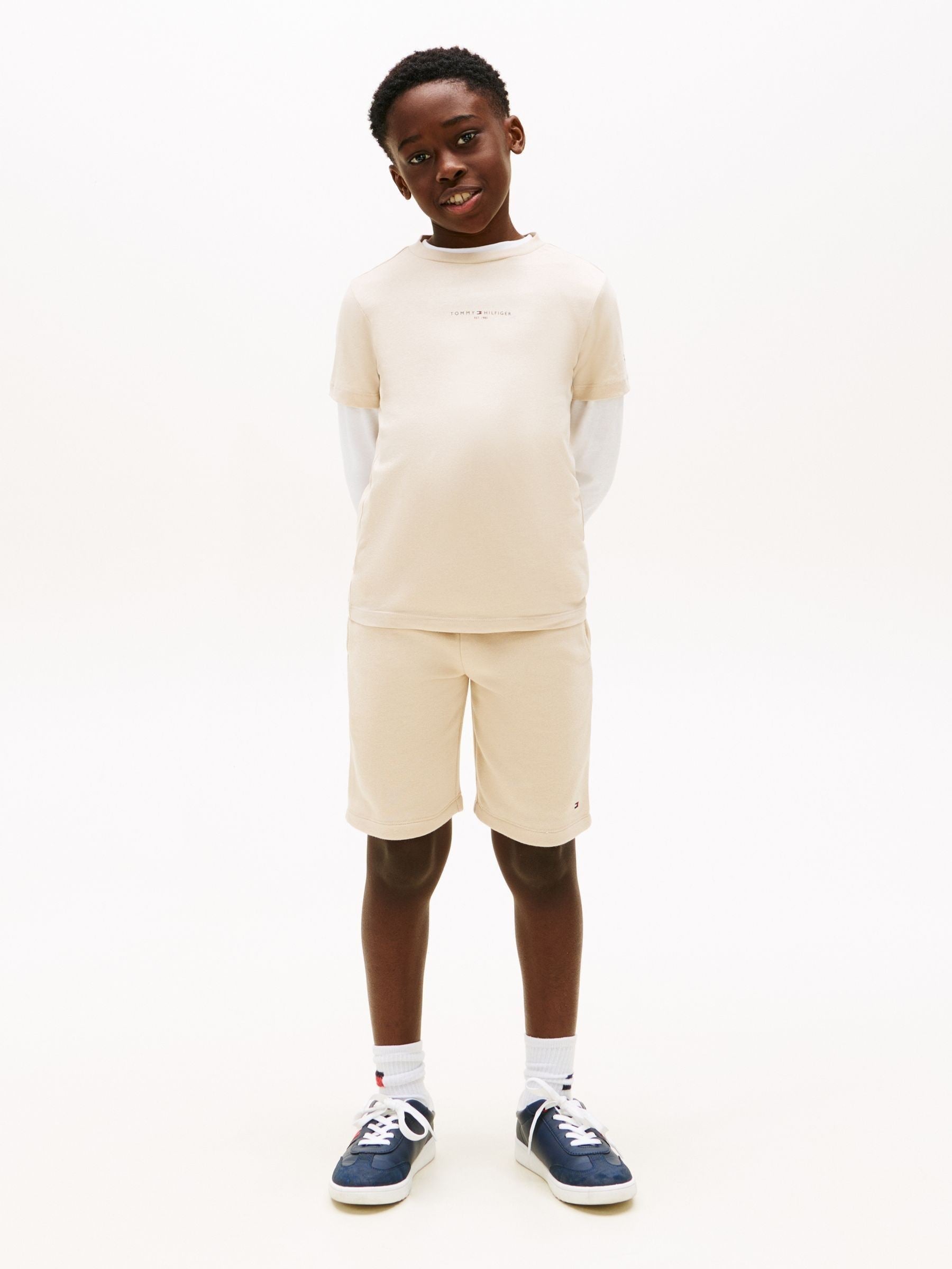 Tommy Hilfiger Brown Essential Top & Short Set image 1