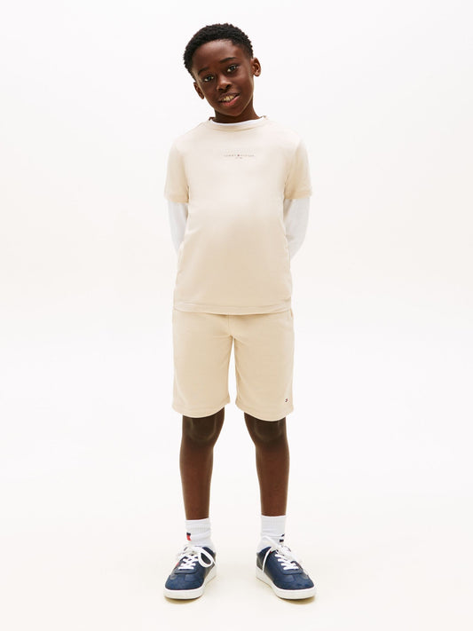Tommy Hilfiger Brown Essential Top & Short Set image 1