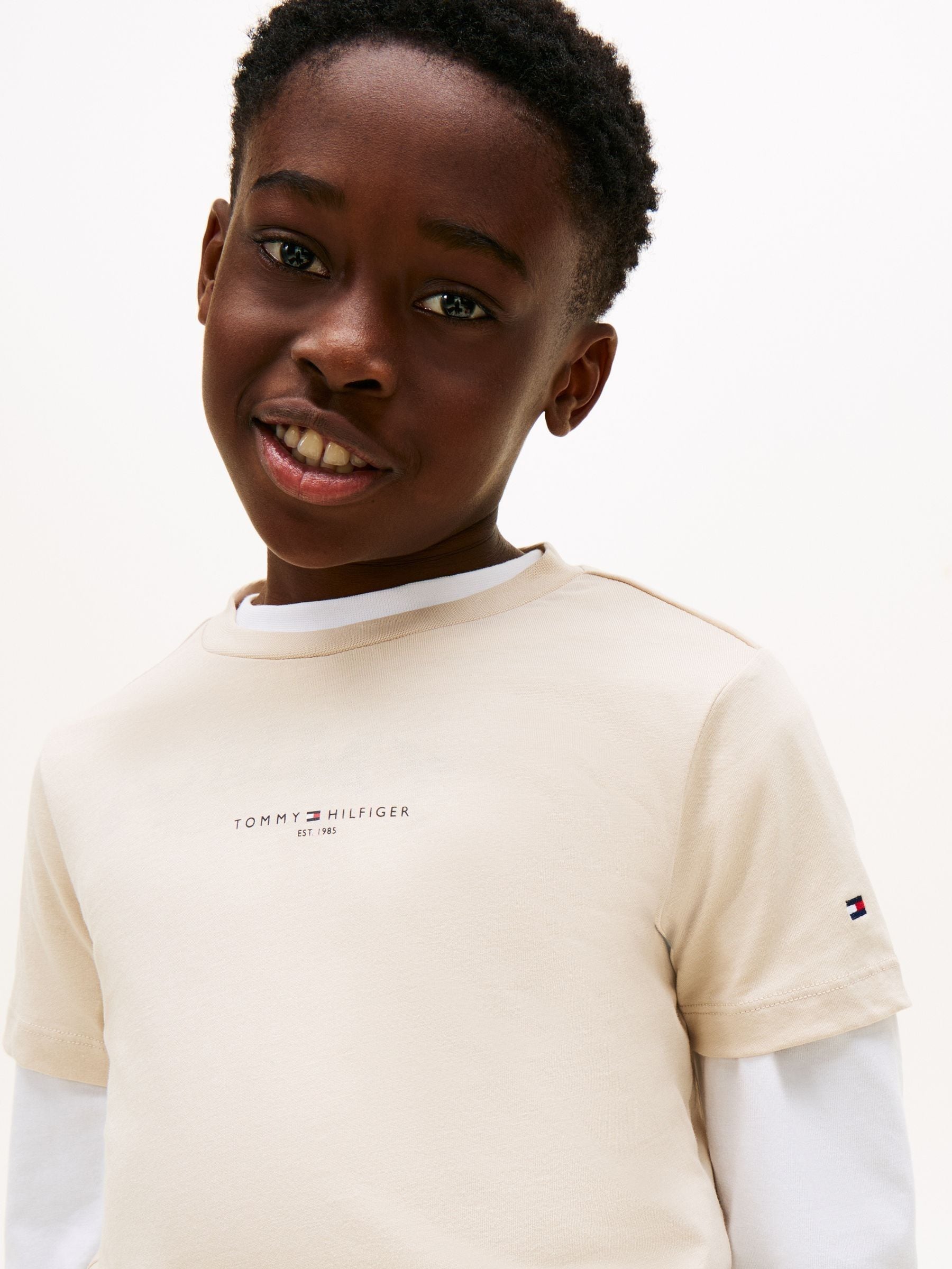 Tommy Hilfiger Brown Essential Top & Short Set image 2