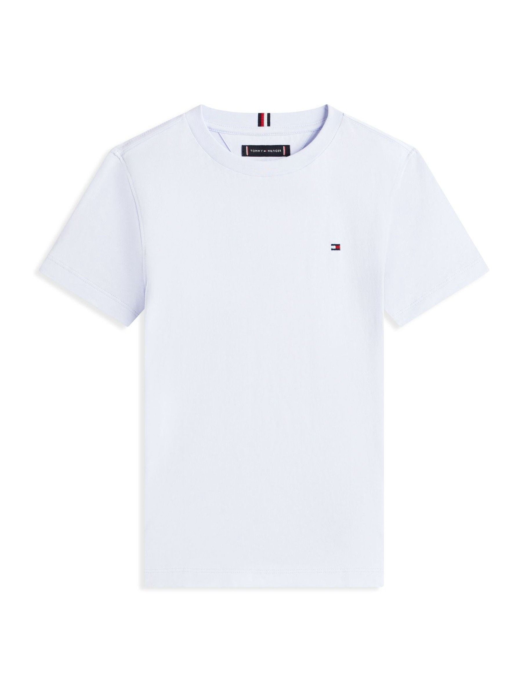 Tommy Hilfiger Sky Blue Essential Flag Embroidery Crew Neck T-Shirt image 5
