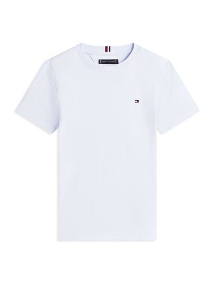 Tommy Hilfiger Sky Blue Essential Flag Embroidery Crew Neck T-Shirt image 5