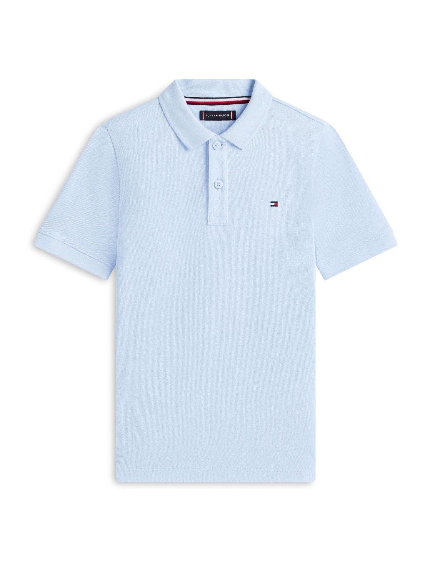 Dsiney Kidz - Tommy Hilfiger Sky Blue Essential Regular Fit Signature Polo Shirt image 5