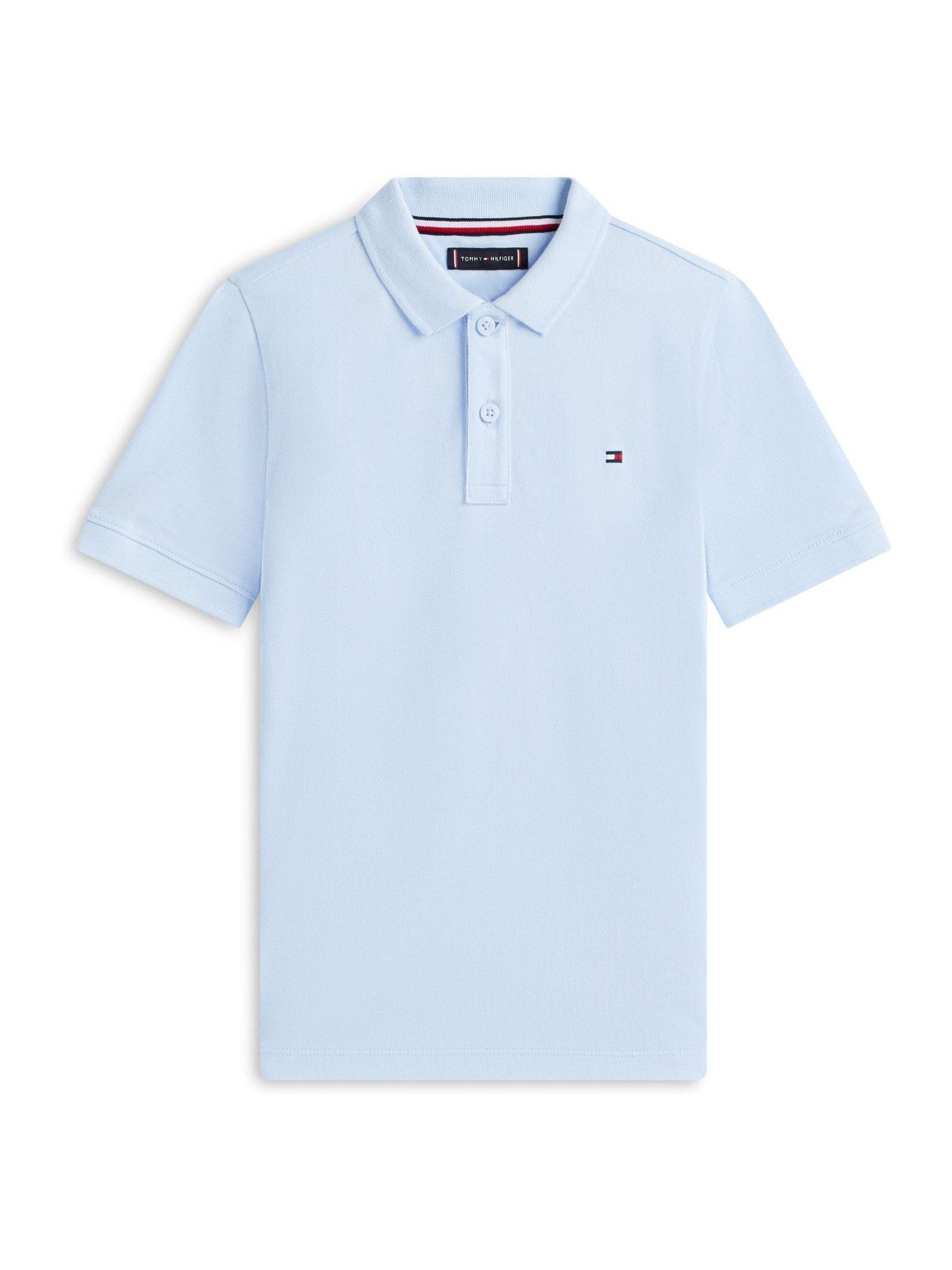 Dsiney Kidz - Tommy Hilfiger Sky Blue Essential Regular Fit Signature Polo Shirt image 5