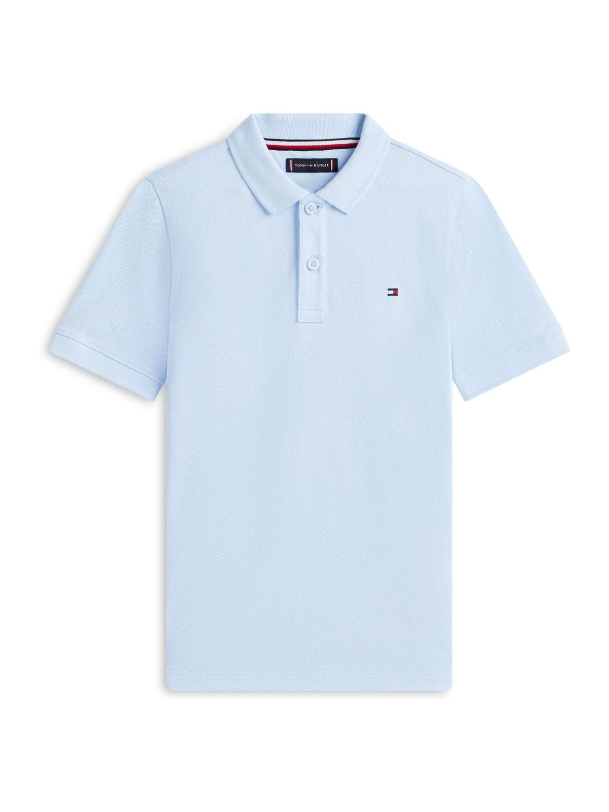 Dsiney Kidz - Tommy Hilfiger Sky Blue Essential Regular Fit Signature Polo Shirt image 5
