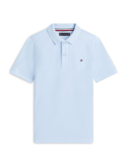 Dsiney Kidz - Tommy Hilfiger Sky Blue Essential Regular Fit Signature Polo Shirt image 5