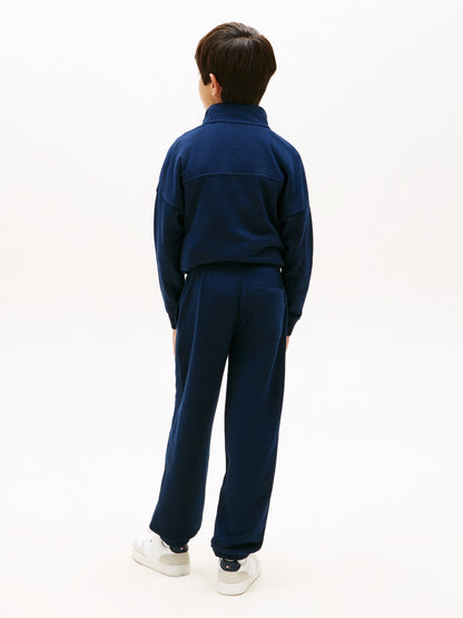 Tommy Hilfiger Blue Logo Embroidery Terry Joggers image 3