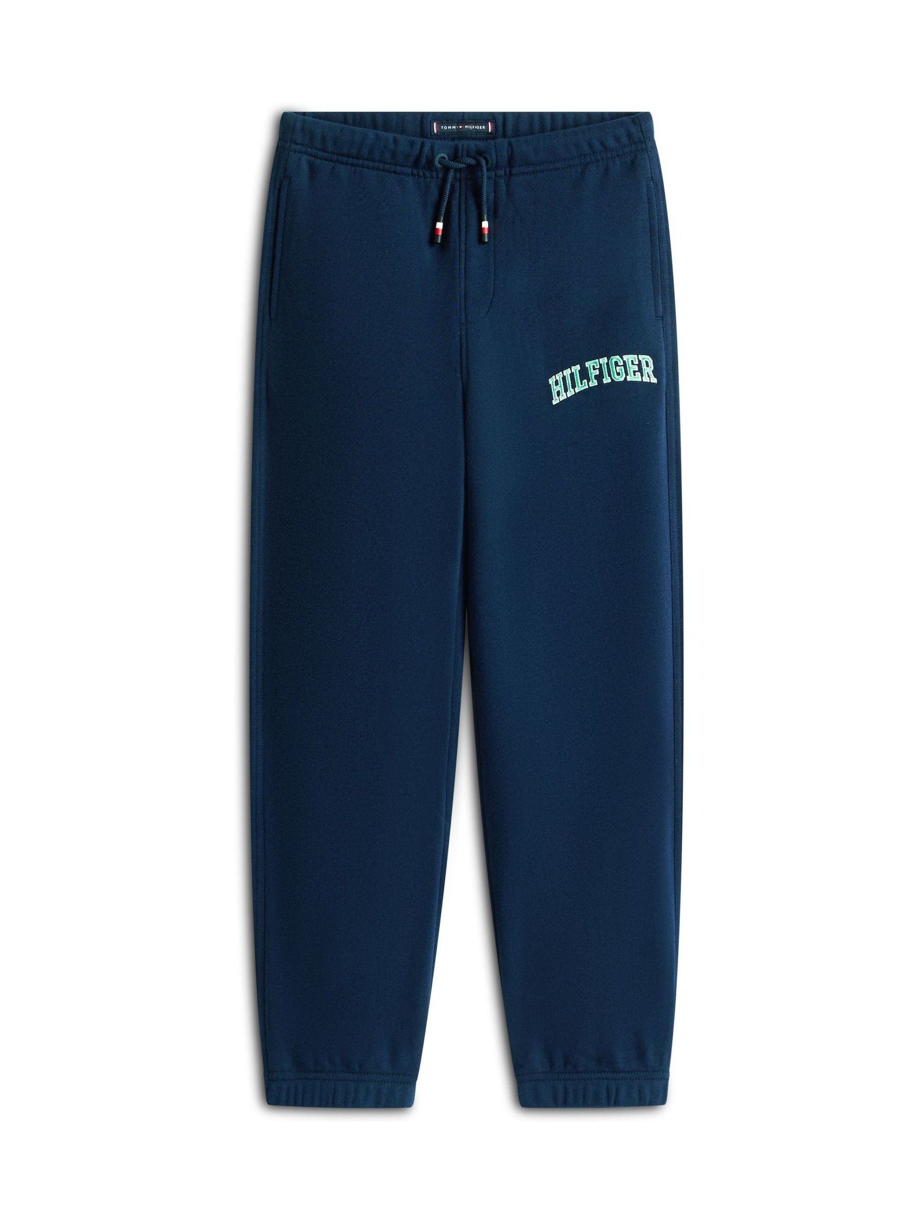 Tommy Hilfiger Blue Logo Embroidery Terry Joggers image 5