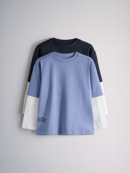 Dsiney Kidz - The Set 2 Pack Long Sleeve Mock Layer T-Shirts Multi image 1