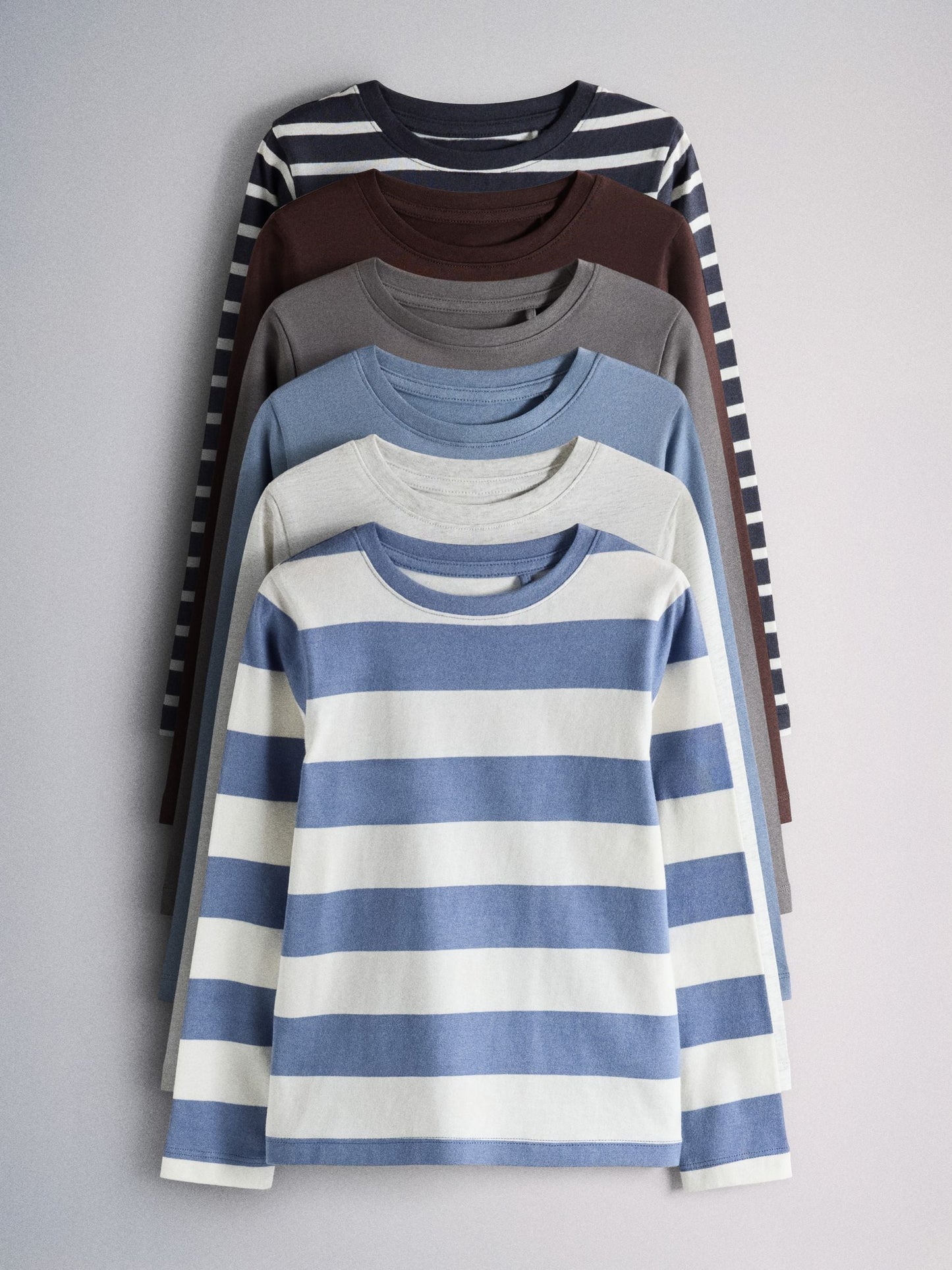 Dsiney Kidz - The Set 6 Pack Long Sleeve T-Shirt Blue image 1