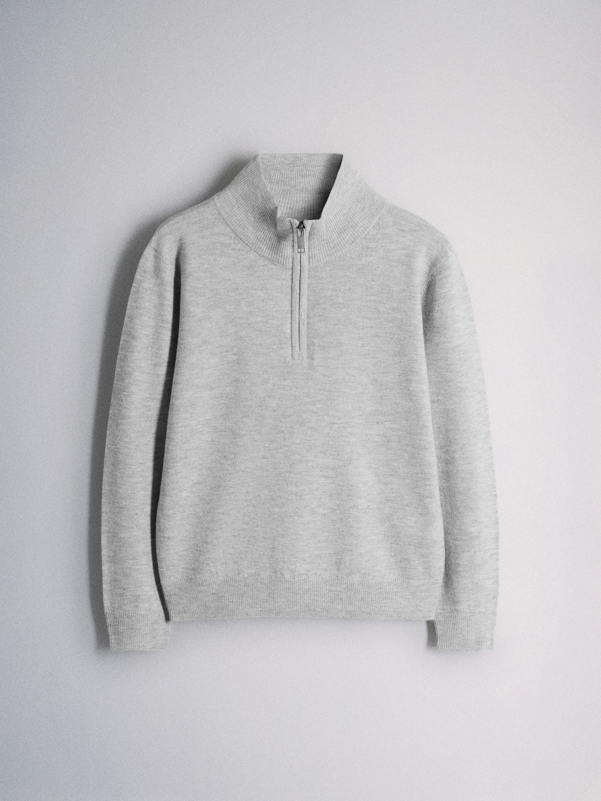 The Set 2 Pack Longsleeve Zip Neck Jumpers Navy/Grey - image 2