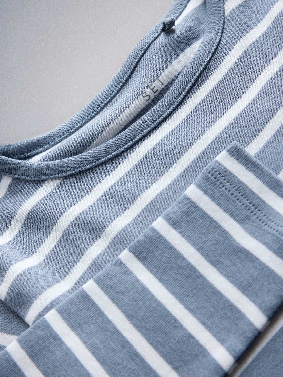 The Set 4 Pack Snuggle Fit Pyjamas Blue/Grey - image 10