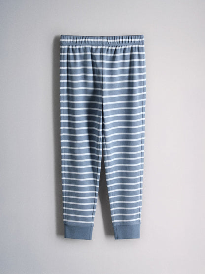 The Set 4 Pack Snuggle Fit Pyjamas Blue/Grey - image 2