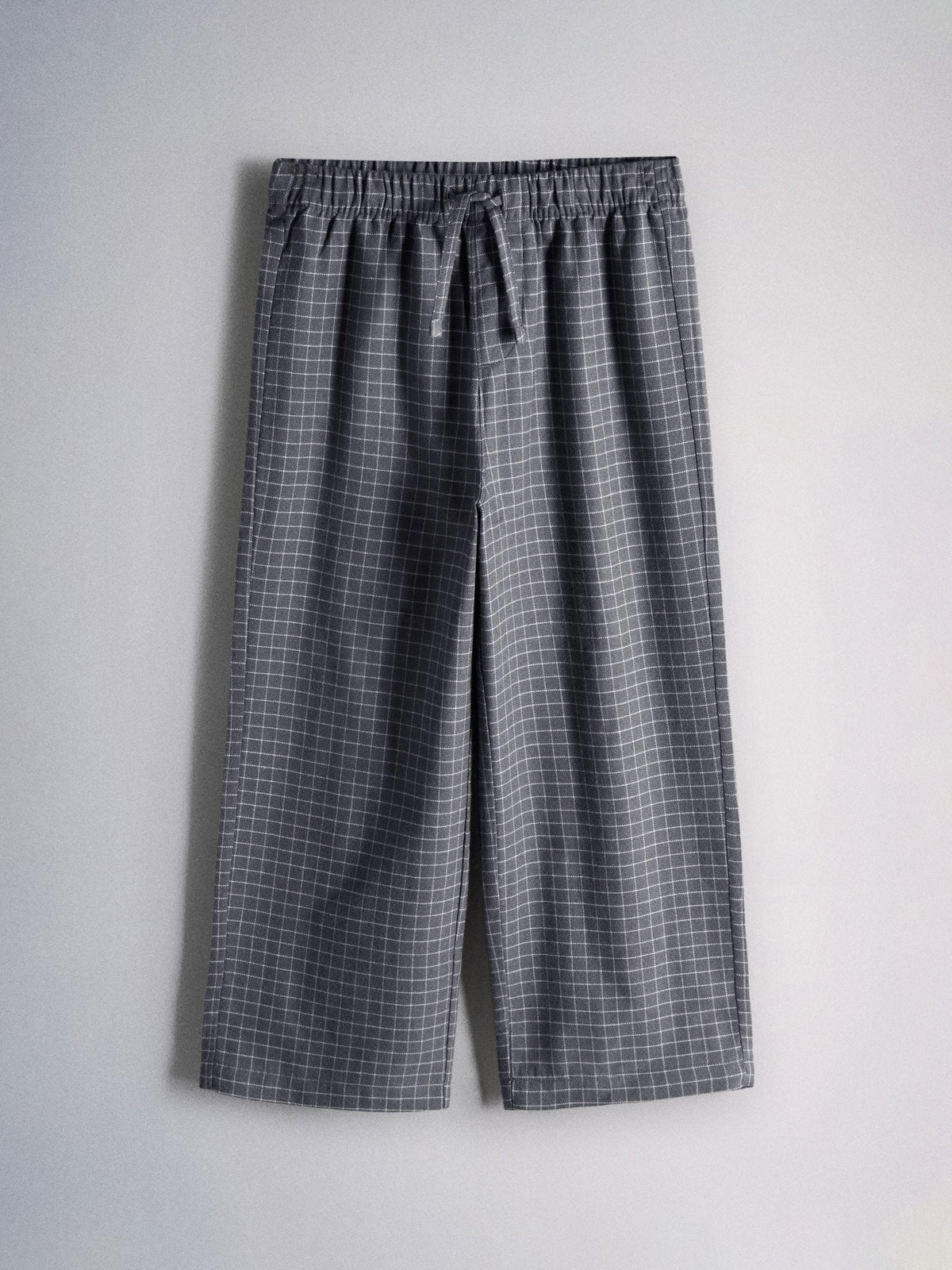 The Set 2 Pack Short Sleeve Long Check Bottom Pyjamas Grey - image 6