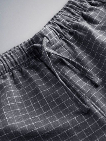 The Set 2 Pack Short Sleeve Long Check Bottom Pyjamas Grey - image 8