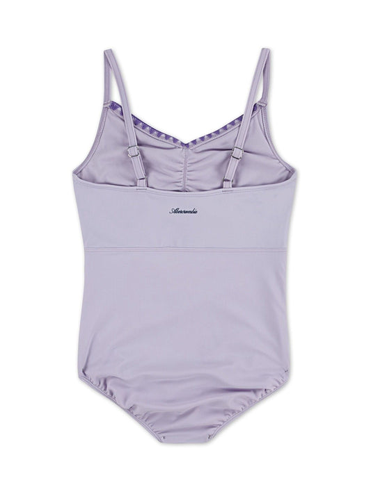 Abercrombie & Fitch Purple Cinched Cut-Out Swimsuit image 2
