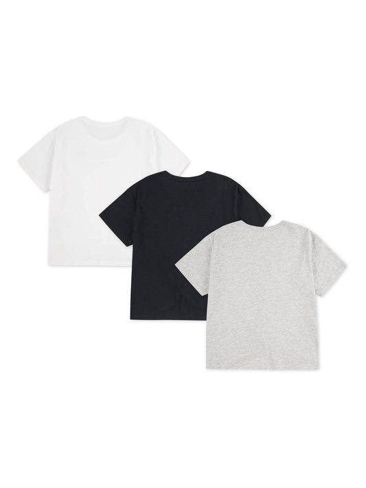 Dsiney Kidz - Abercrombie & Fitch Grey Knot Front Short Sleeve T-Shirts 3 Pack image 2