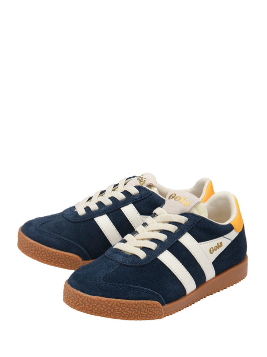 Gola Blue Elan Suede Lace-Up Trainers image 2