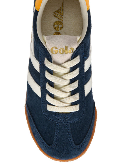 Gola Blue Elan Suede Lace-Up Trainers image 4