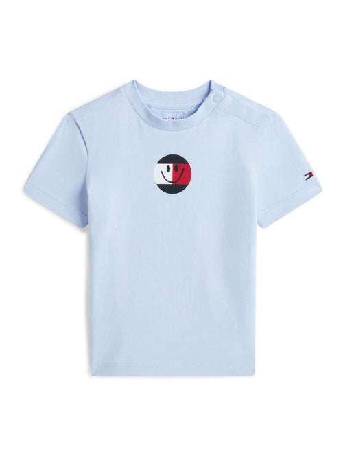 Tommy Hilfiger Blue Smiley Logo Jersey T-Shirt image 1