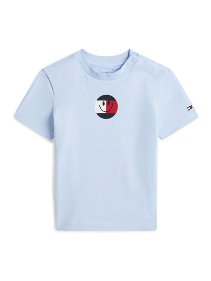 Tommy Hilfiger Blue Smiley Logo Jersey T-Shirt image 1