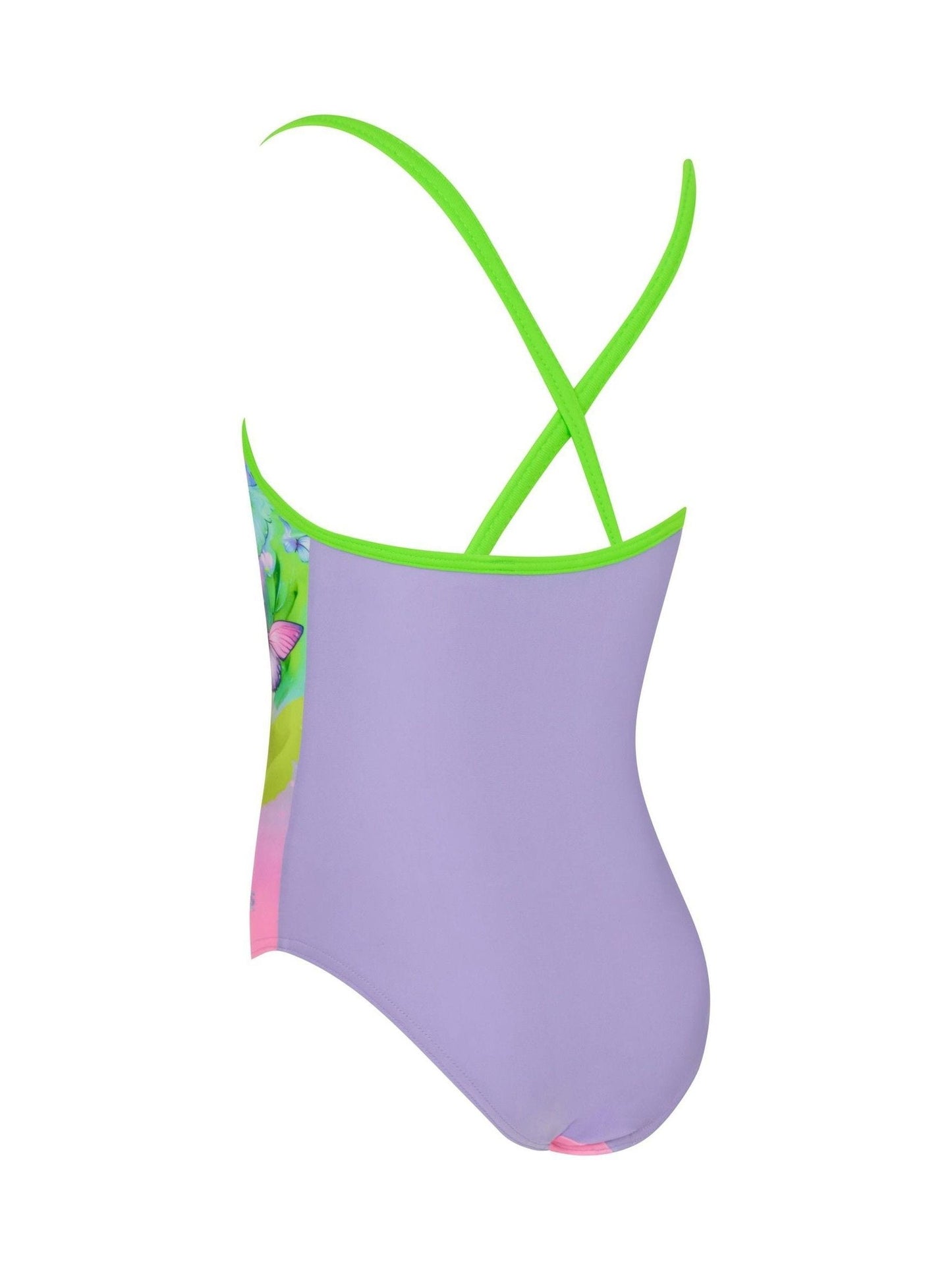 Zoggs Pink Cross-Back Swimsuit image 6