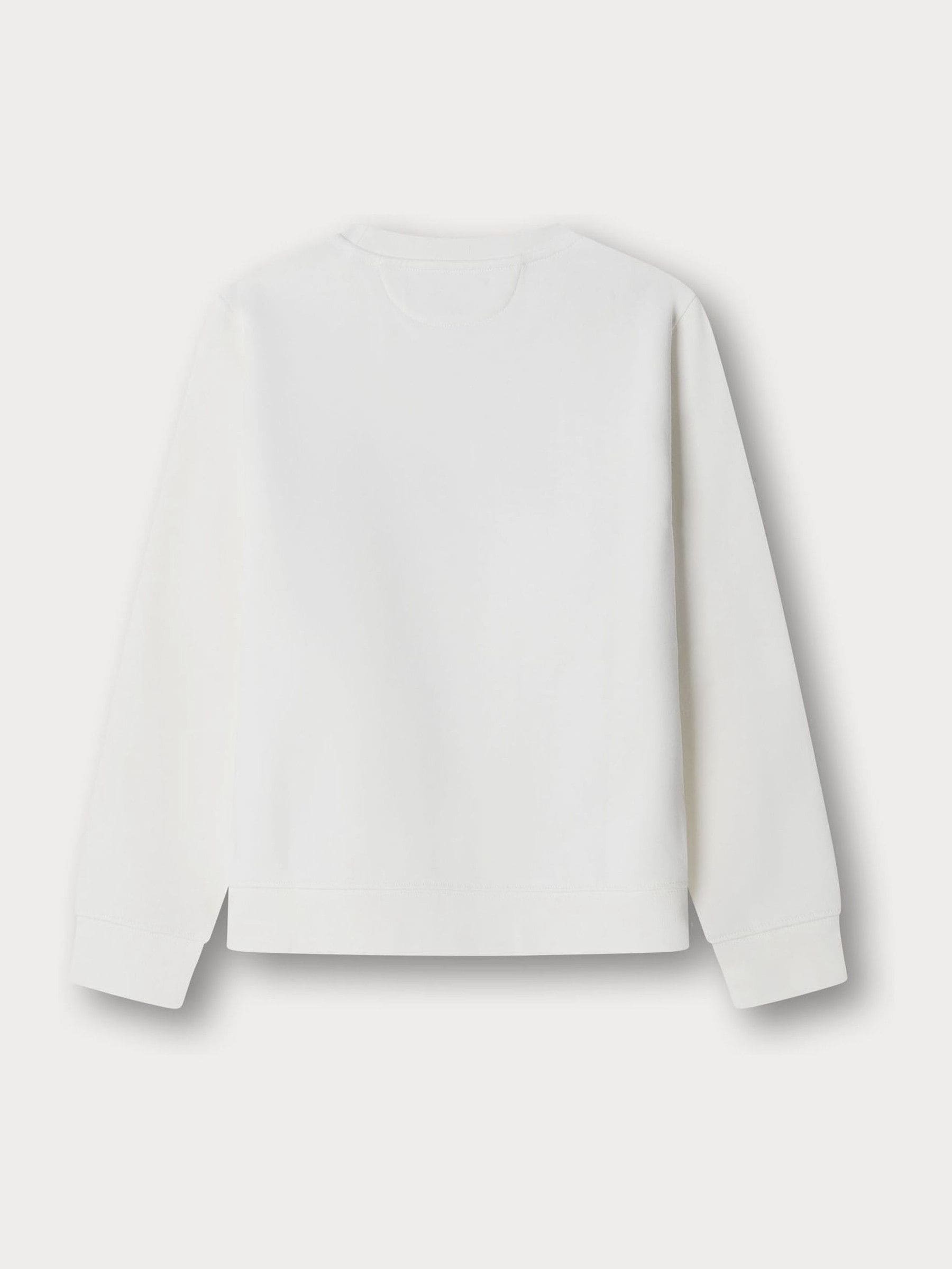Dsiney Kidz - Hackett White Logo Crew Neck Sweatshirt image 2