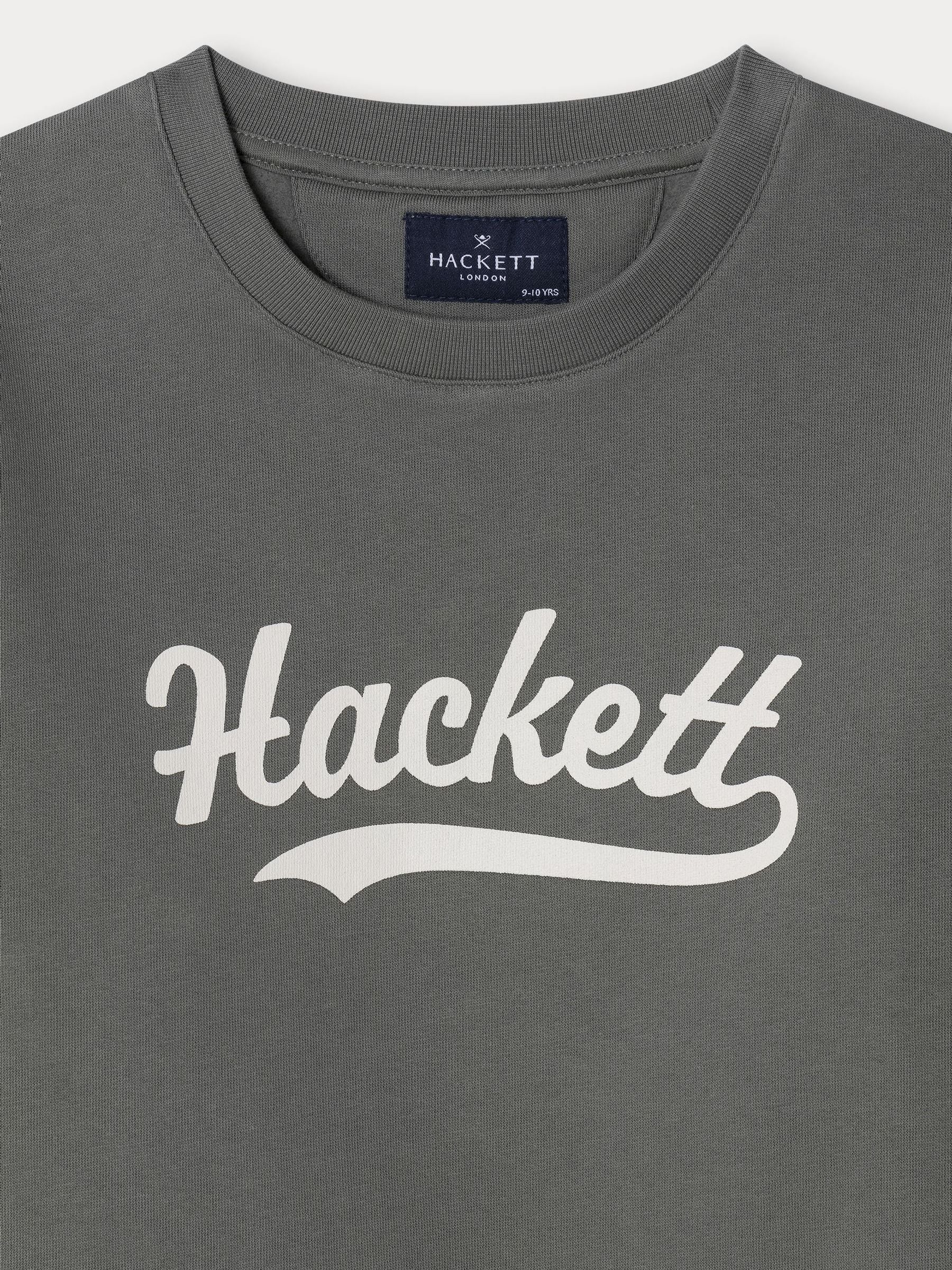 Dsiney Kidz - Hackett Green Logo Crew Neck Sweatshirt image 3