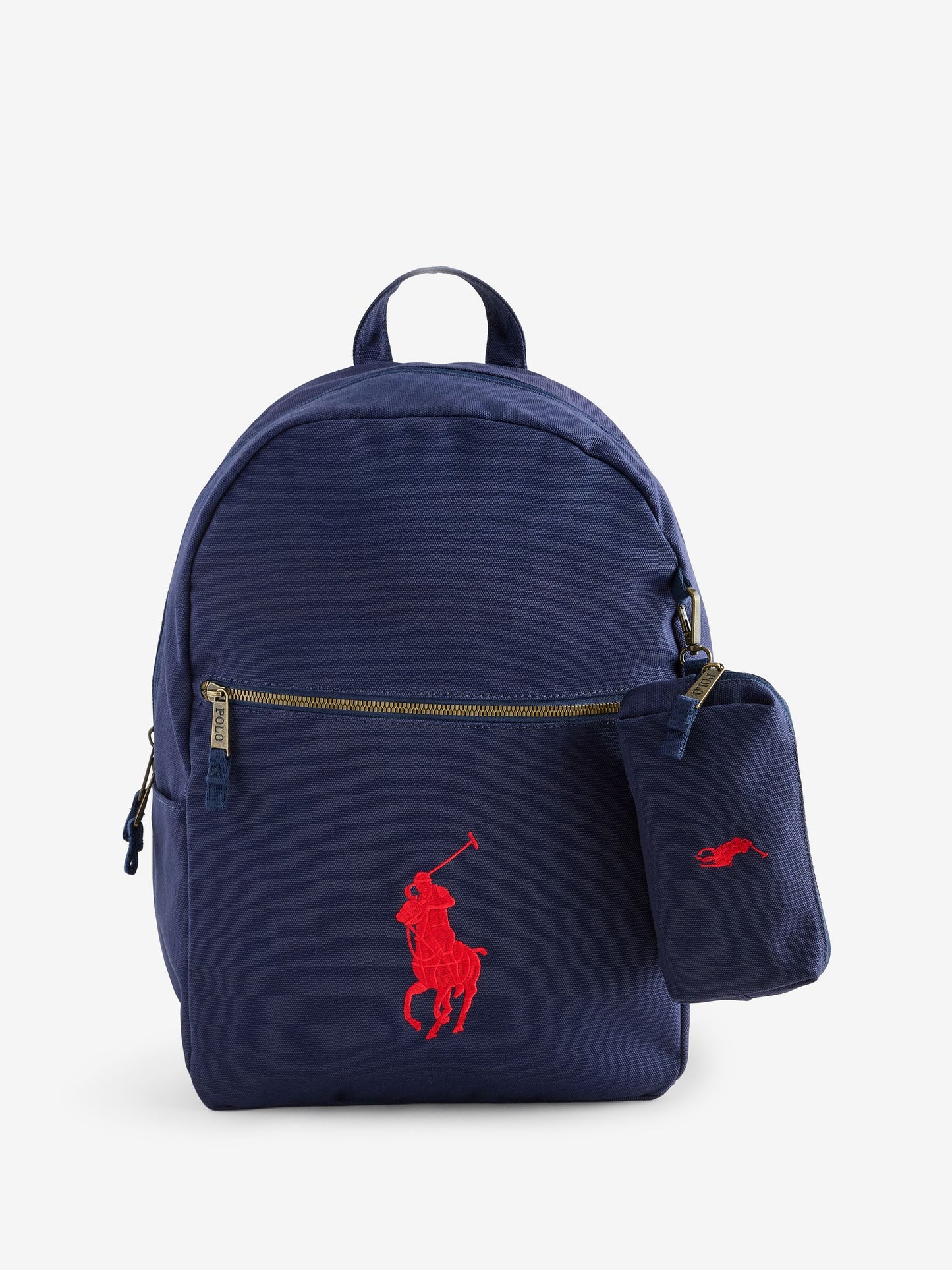 Polo Ralph Lauren Blue Logo Canvas Backpack image 1