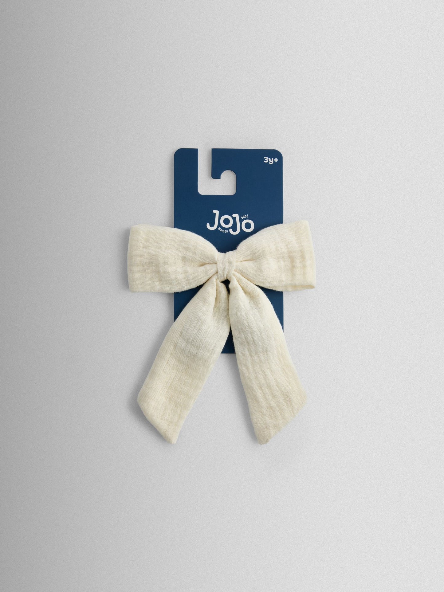 JoJo Maman Bébé Cream Large Cheesecloth Bow image 1
