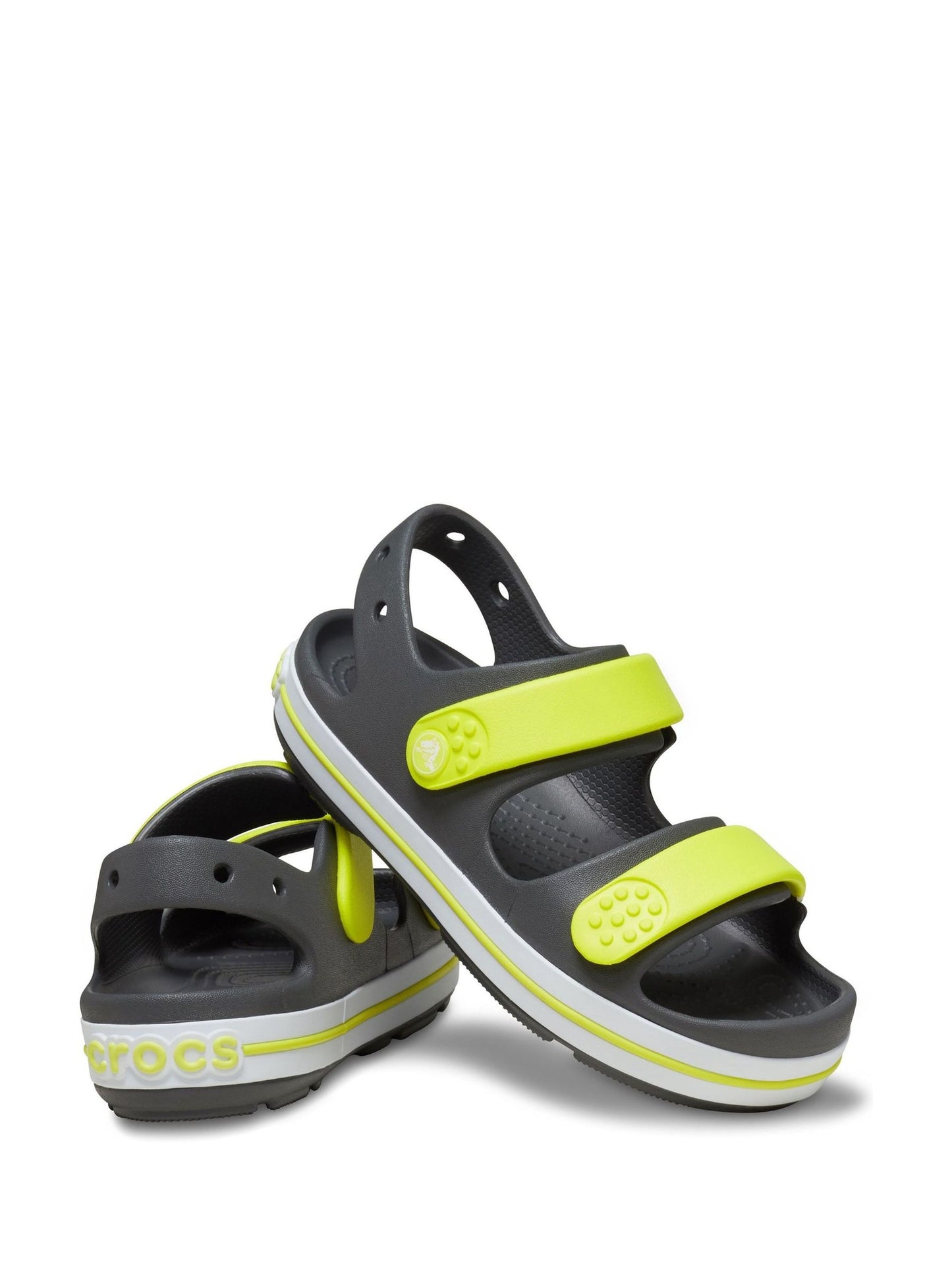 Crocs Grey Toddler Crocband Play Sandals image 4