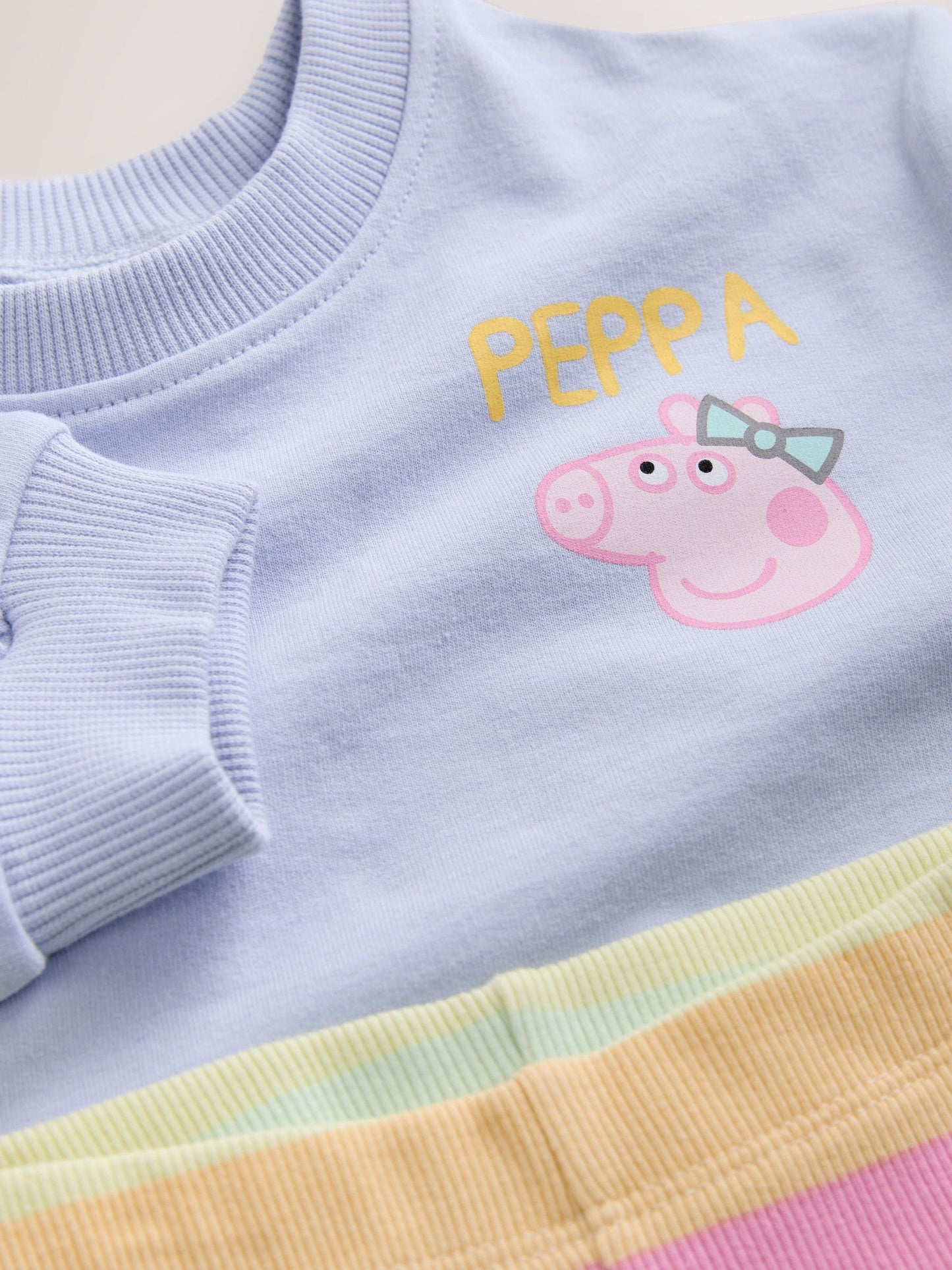 Rainbow Peppa Pig Long Sleeve Top and Flare Set (6mths-7yrs) image 9