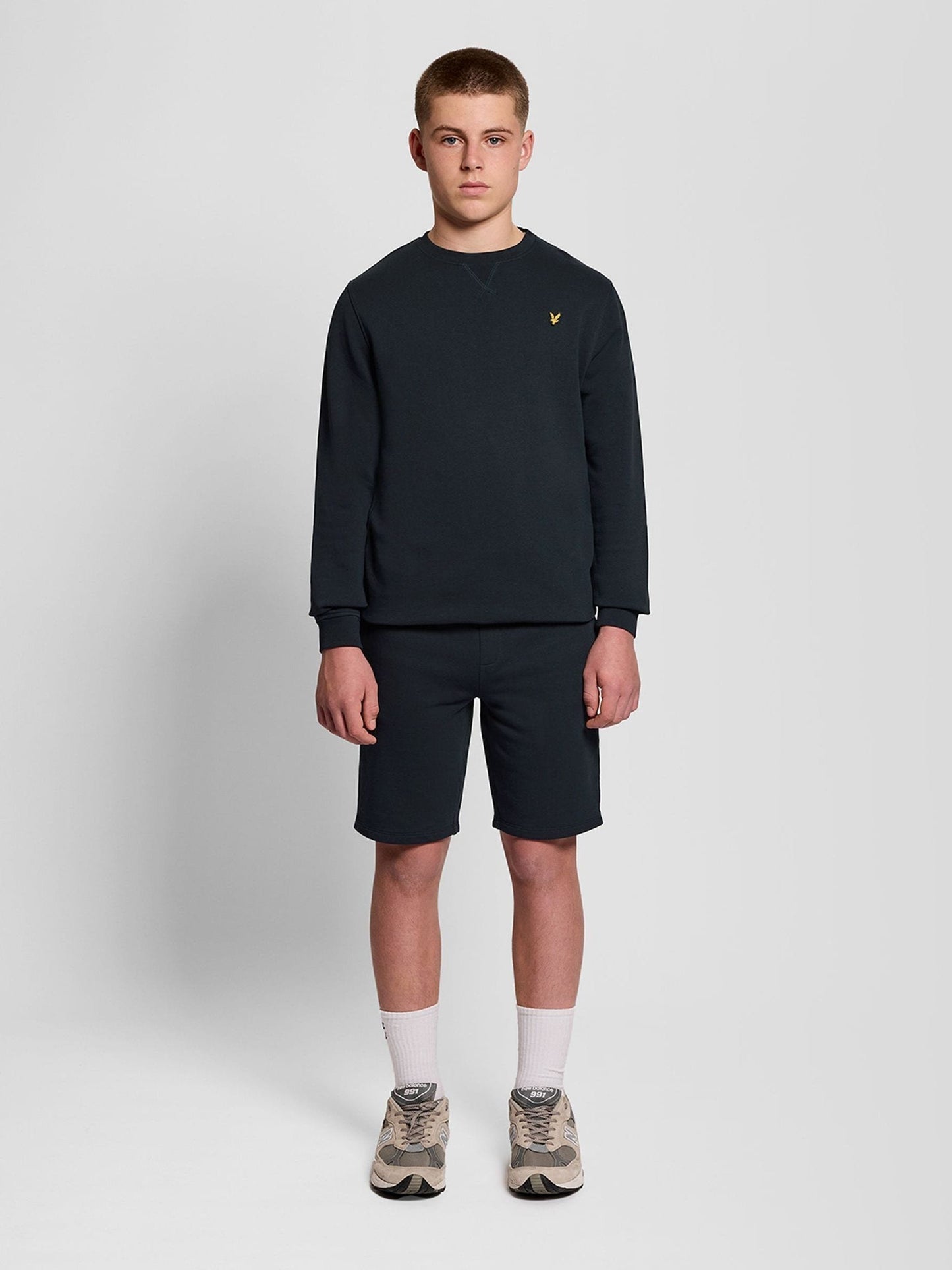 Dsiney Kidz - Lyle & Scott Navy Sweat Shorts image 2