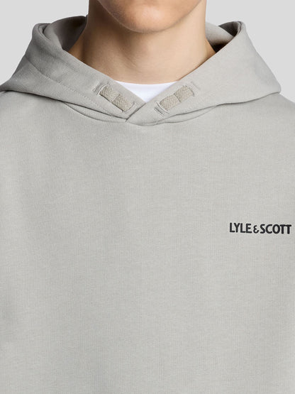 Dsiney Kidz - Lyle & Scott Grey Logo Print Hoodie image 3
