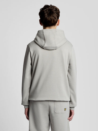 Dsiney Kidz - Lyle & Scott Grey Logo Print Hoodie image 4
