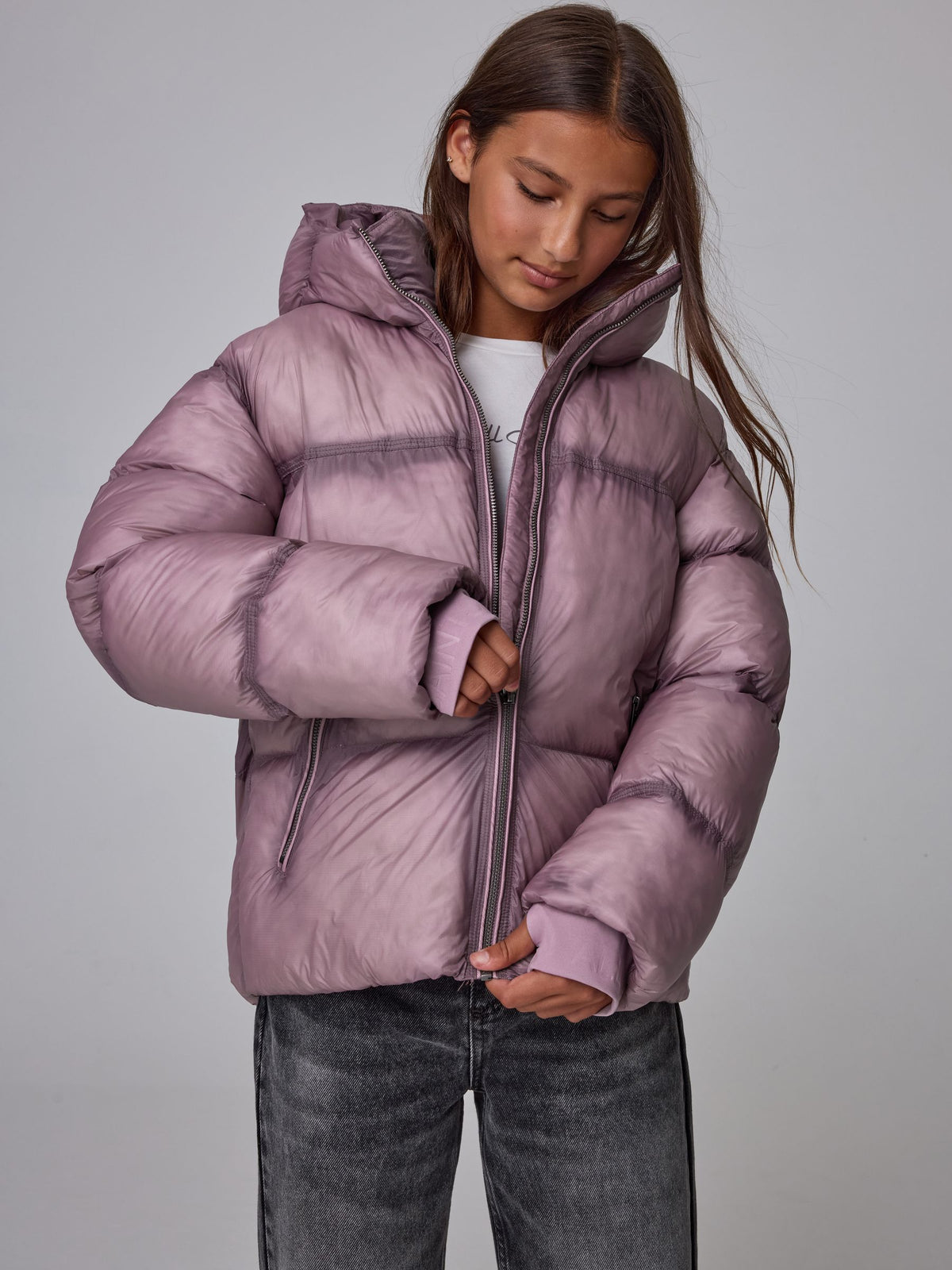 smALLSAINTS Pink Washed Padded Coat - image 3