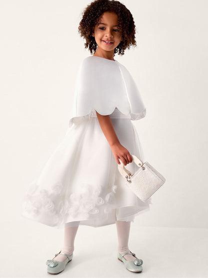Monsoon White Duchess Scallop Cape image 1
