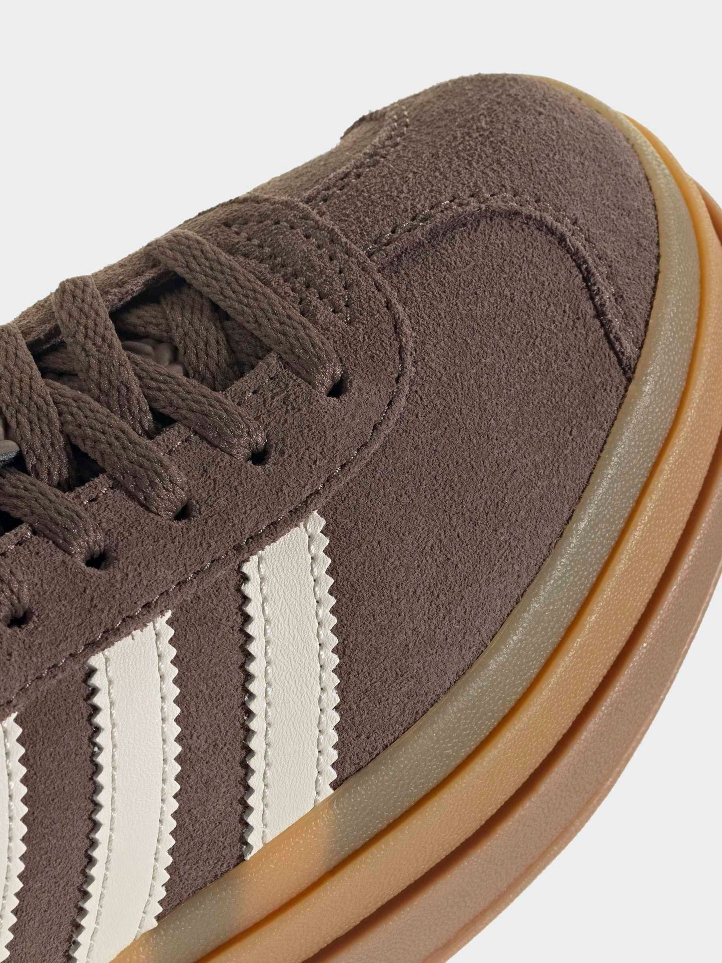 adidas Originals Brown/White Gazelle Bold Junior Trainers image 6