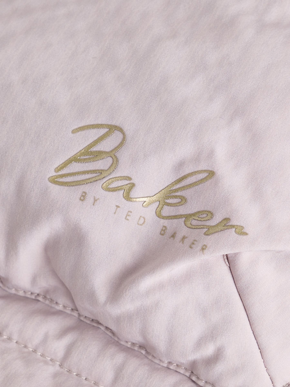 Baker by Ted Baker Lilac Purple Shower Resistant Bow Sleeve Padded Coat - image 13