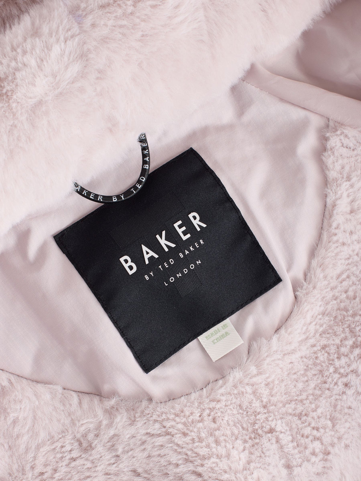 Baker by Ted Baker Lilac Purple Shower Resistant Bow Sleeve Padded Coat - image 15