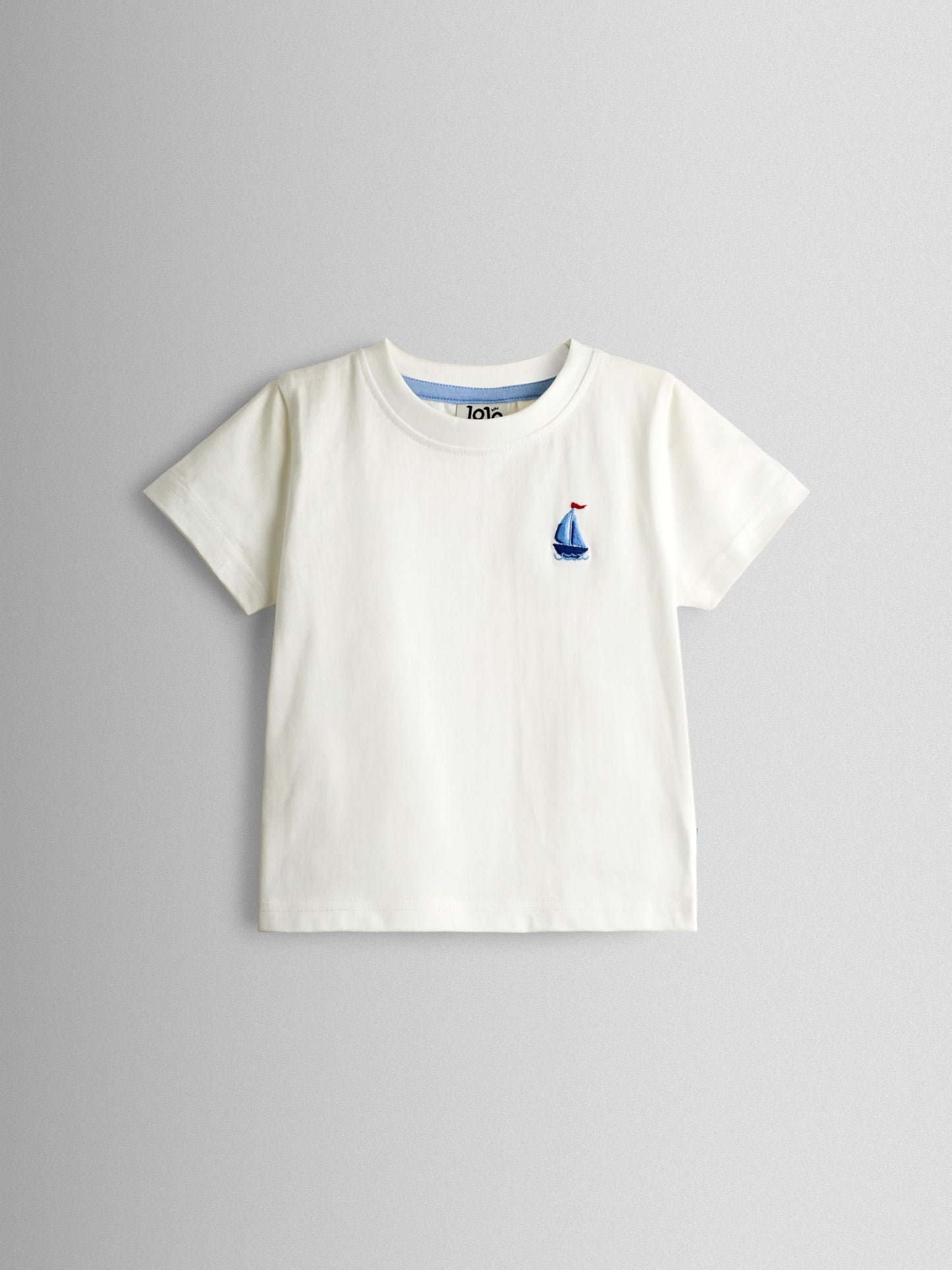 JoJo Maman Bébé Navy Blue Boat T-Shirt image 2