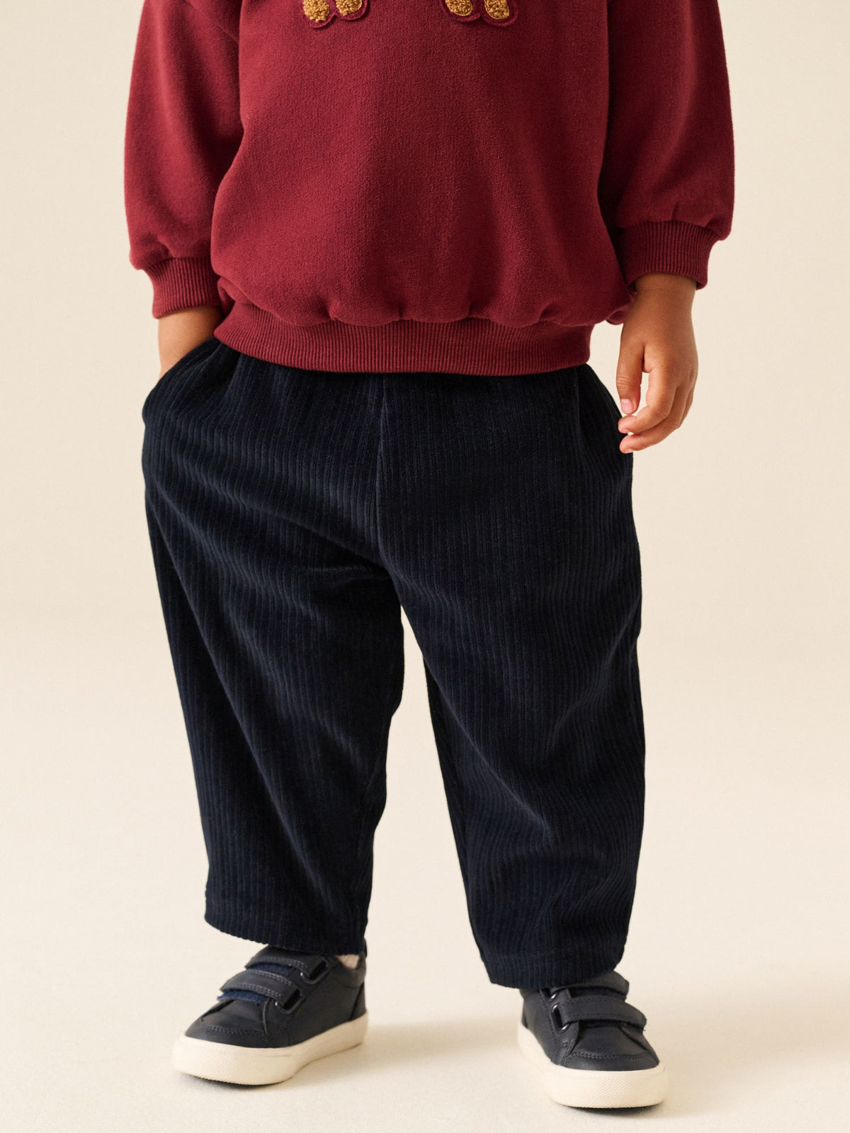 Dsiney Kidz - Dark Red Crew Neck Joggers Set (3mths-7yrs) image 2