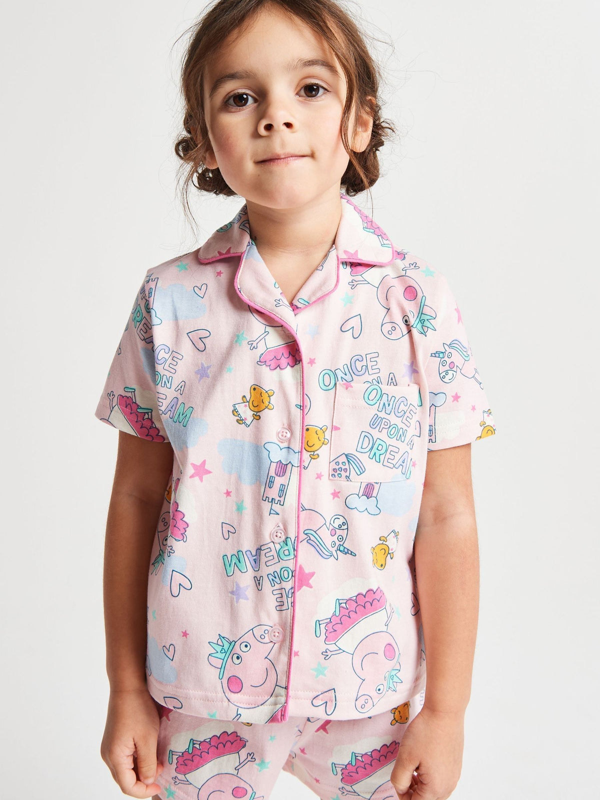 Brand Threads Pink Peppa Pig Short Pyjamas Set - image 3