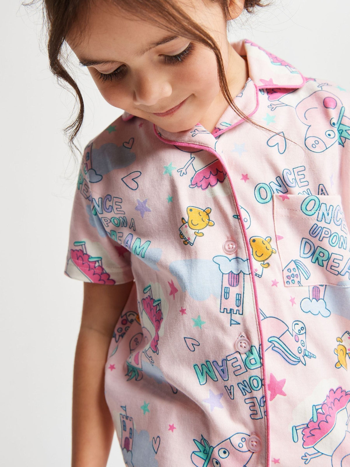 Brand Threads Pink Peppa Pig Short Pyjamas Set - image 5